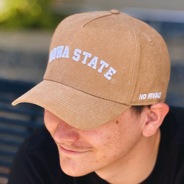 No Rivals Iowa State Wordmark Brown Rustic Hat